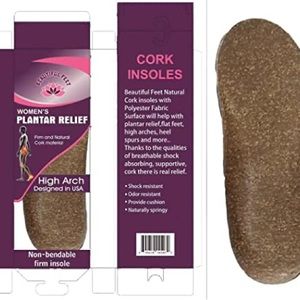 Beautiful Feet cork insoles for plantar facia pain